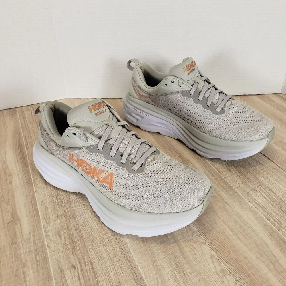 HOKA Women's Bondi 8 Harbor Mist/Lunar Rock 1127952 US 10D EUR 42 2/3